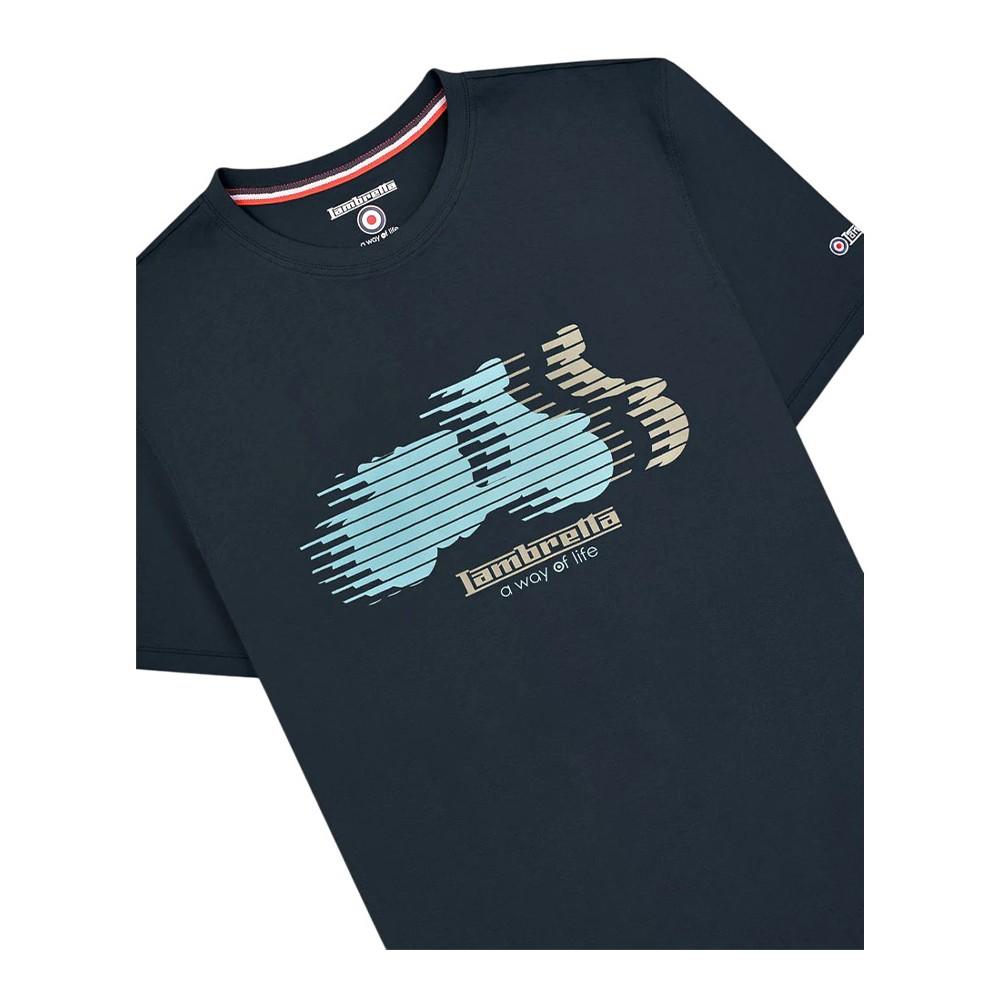 Lambretta Mens Scooter Blur T-Shirt