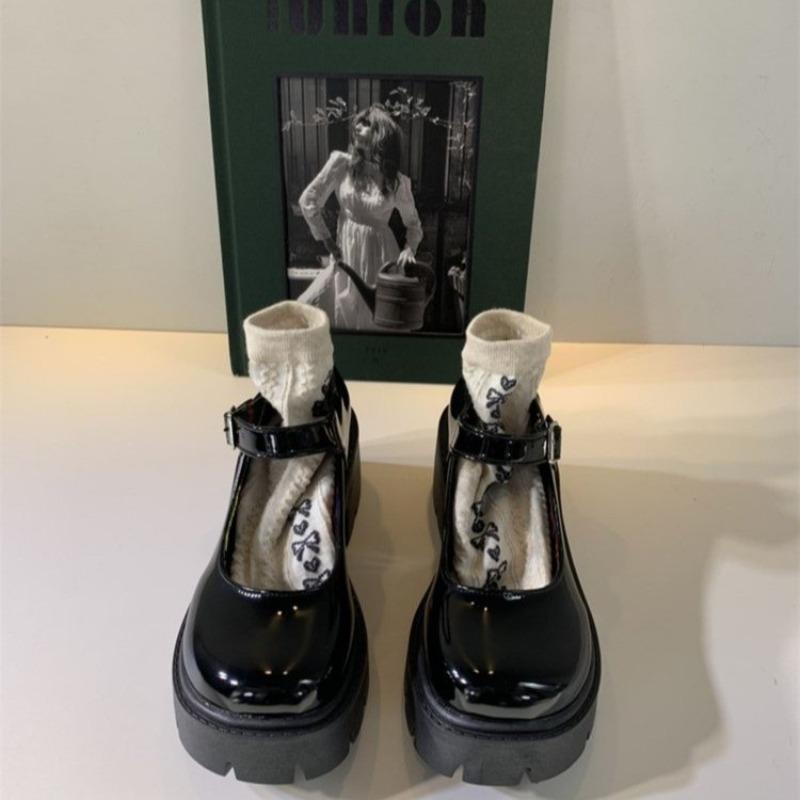 

Мода 2025 Бренд Женская обувь Неглубокие Женские Туфли на Высоком Каблуке Модный Ремешок с Пряжкой Большого Размера Платье Бестселлер Каблуки Женские Туфли Мэри Джейн 43 чёрный