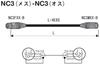 CANARE XLR Microphone Cable EC10-B 10m Noitric Connector Black