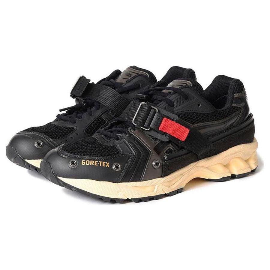 BEAMS x ASICS Gel Kayano 14 GORE-TEX Moskitonetz Unisex Sneaker Schwarz Sand 1201A532-001