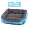 Square Comfortable Double Sided Available Large Pet Dog Sofa Bed  19 Colors Picture Memory Foam Pet Bed Solid Stocked