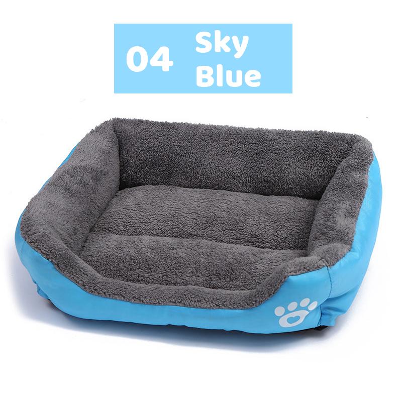 Square Comfortable Double Sided Available Large Pet Dog Sofa Bed 19 Colors Picture Memory Foam Pet Bed Solid Stocked
