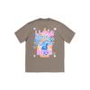 Li Ning 24 Spring Summer Collection Paris Fashion Week Lettered Round Neck Fitted Commemorative T-Shirt Unisex T-Shirt Mushroom-Brown AHST999-4