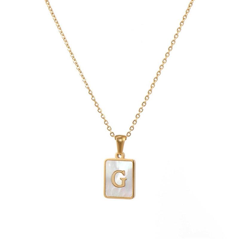 Pendant English Letters Chain Clavicle Necklace The Letter Necklace Accessories Creativity