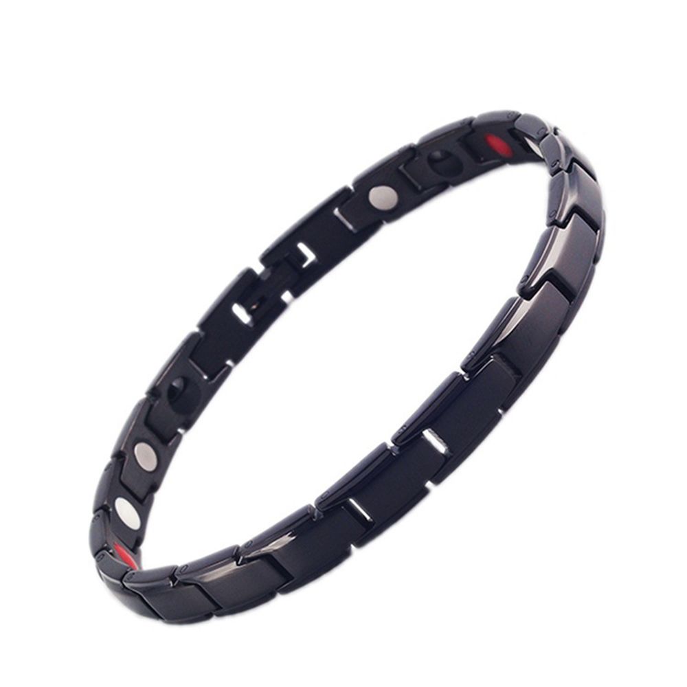 Women Men Sleep Aid Jewelry Treatment Health Care Hematite Detachable Bangle Magnetic Therapy Bracelet Energy Healing