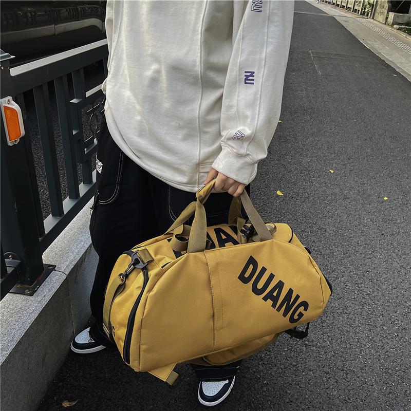 Large Capacity Travel Bag Portable Luggage Bag Dry And Wet Separate Sports Fitness Bag