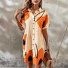 Women's Spring/summer Print Fashion Casual Shirt Dress