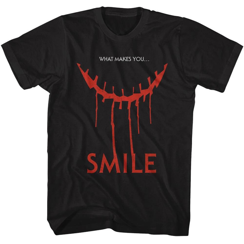 Smile Psychological Horror Movie What Makes You Smile Red Dripping Men s T Shirt 2XL