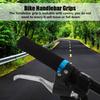 1 Pair Cycling Handle Bar End Bike   Lock on Handlebar Grips Accessory (Black)