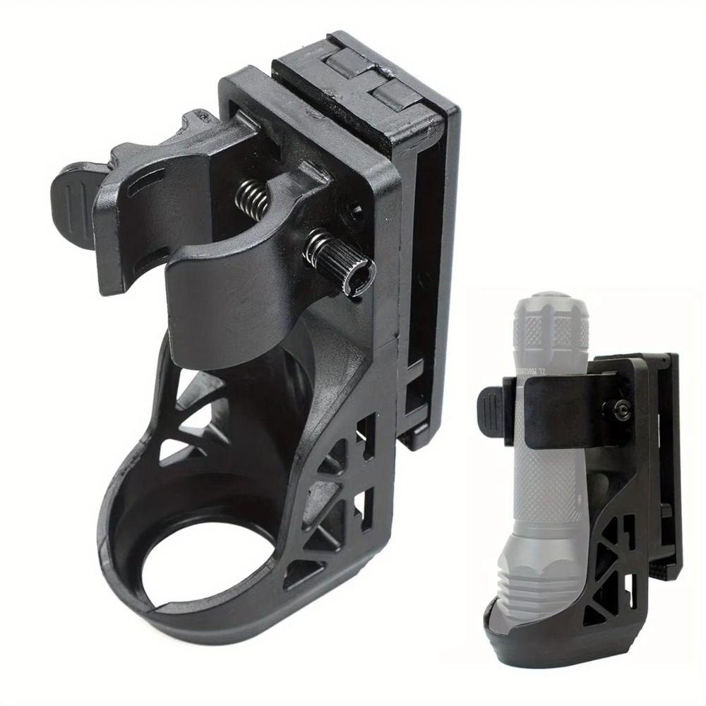 With Lever Side Lock Flashlight Belt Holder 360° Rotating Flashlight Cover  Storing a Flashlight
