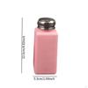 Alcohol Pump Dispenser Bottle for Makeup Remover In Pink