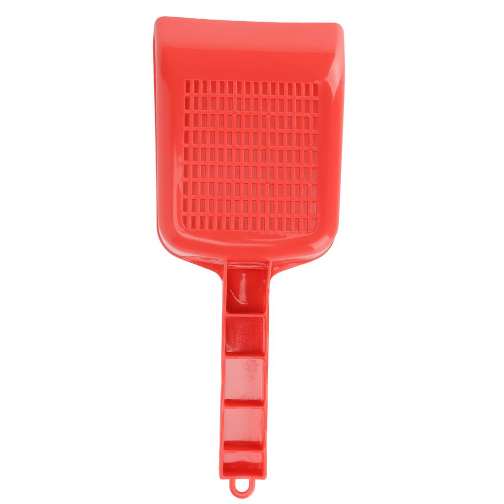 Gravel Sand Shovel Aquarium Sand Scooper Fish Tank Cleaning Tool Red for Home Garden Pool
