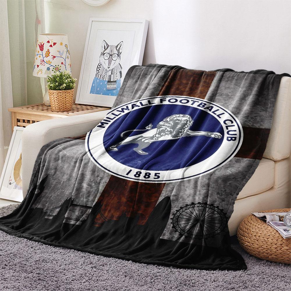 Coperta Football Club Millwall, Alta qualità, Confortevole per Tutte le Stagioni, Arredamento per la Casa, Calore e Comfort