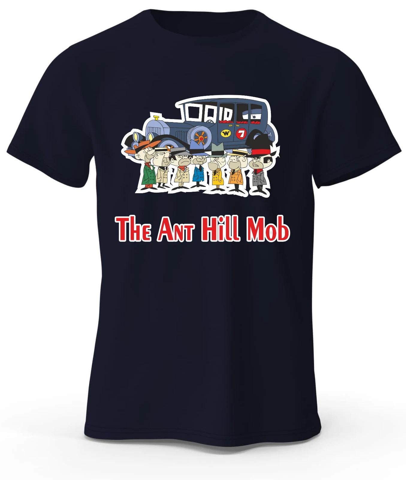 

МУЛЬТФИЛЬМ ПРО БАНДУ МУРАВЬЕВ ФУТБОЛКА Футболка Мультяшная футболка Wacky Races Индивидуальная Летняя Персонализированная Свободная Хлопковая Парная с Одинаковым 3XL