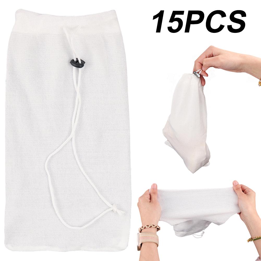 4/10/15 Stück Pool-Socken für Skimmerkorb Wiederverwendbar mit Kordelzug Reinigen Schmutz und Blätter für Einbau- und Aufstellbecken