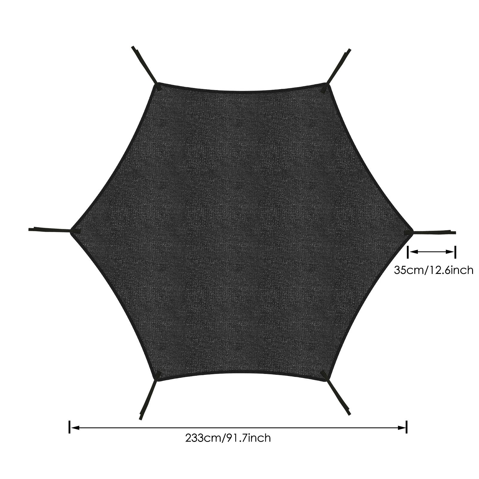 

Тент от солнца для батута Круглая сетка Тент-навес Сетка для защиты батута Защита пружин Навес для батута 6/8 опор
