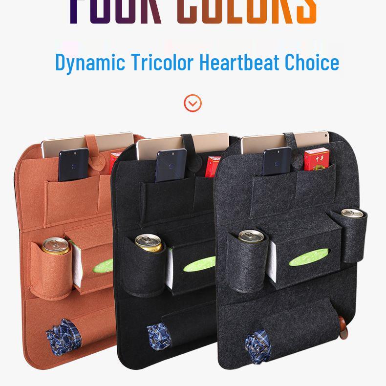 Car Seat Back Multifunctional Organizer and Storage Bag