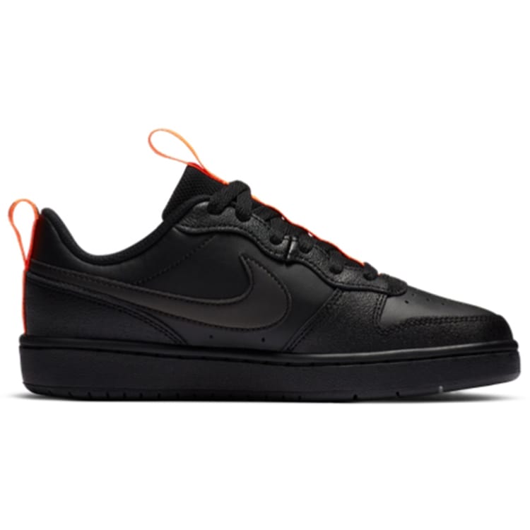 Nike Court Borough Low 2 SE 'Black Orange' GS CT3964-001