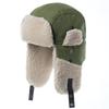 Winter Warm Fleece-Lined Canvas Beanie Hat Outdoor Cycling Snow Hiking Windproof Ear Protection Unisex