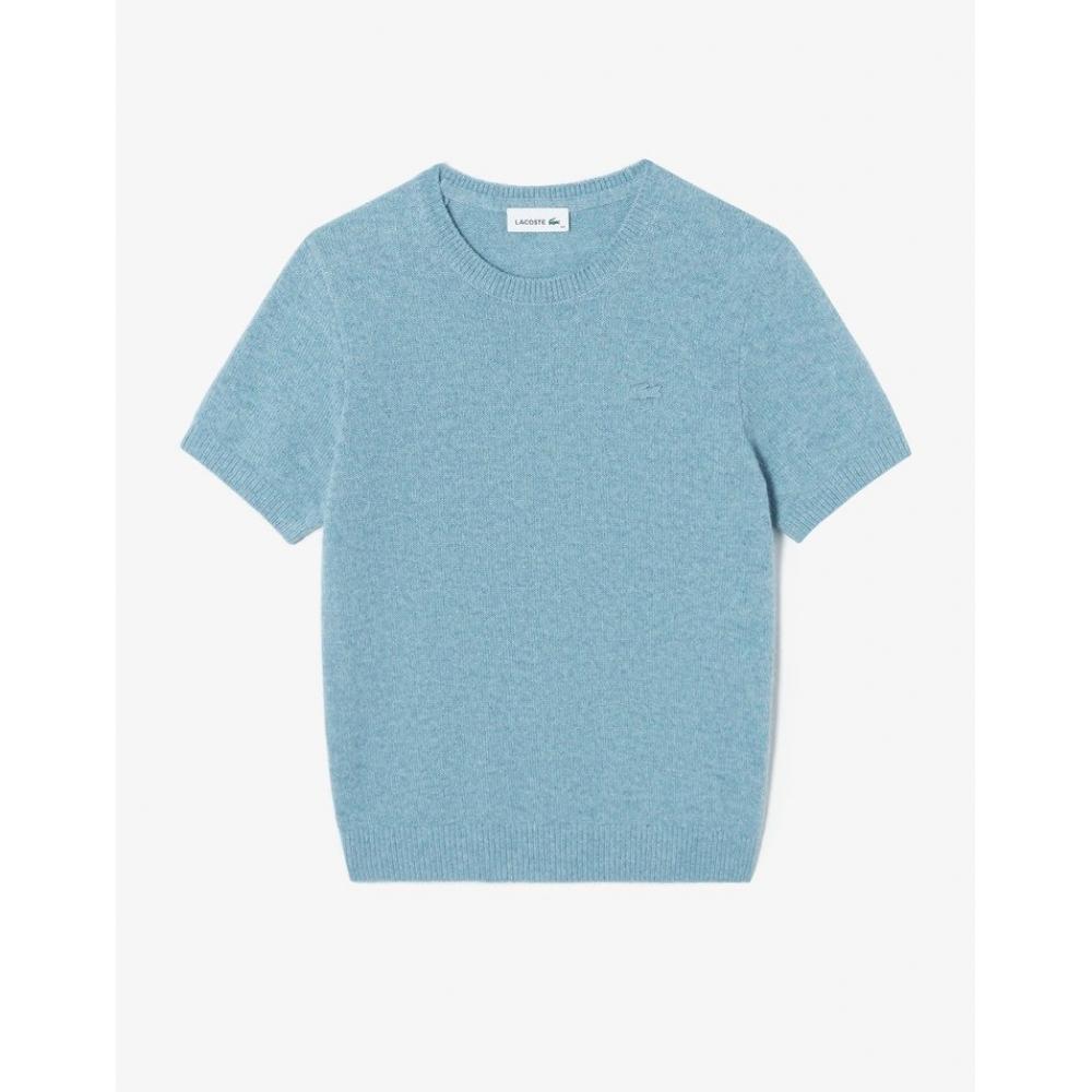 

Lacoste Женский свитер с коротким рукавом из шерсти альпаки Af100e 54n Hbp 034