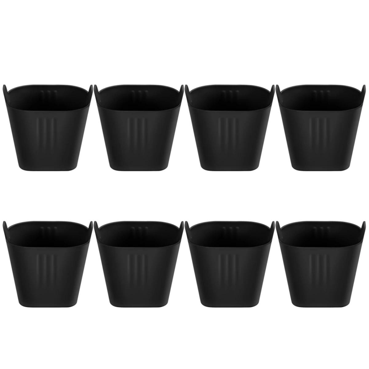 Air Fryer Accessories Baking Molds Baking Parties 7x7.1cm Easy To Clean Muffin Molds Baking Cups Easy To Clean Molds чёрный
