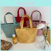 Stilvolle Urbane Canvas Lunch-Tasche Weinrot Minimalistische Tragetasche für Büro
