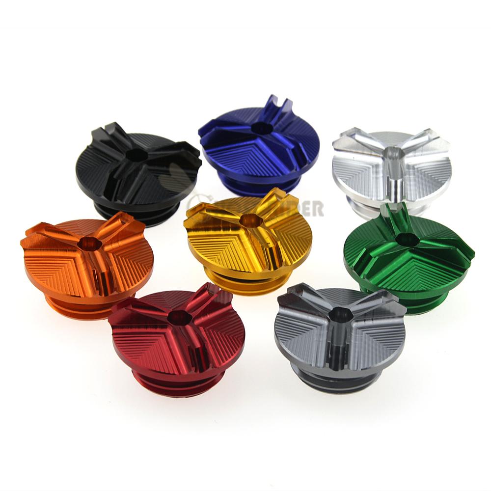 Motorcycle Engine Drain Plug Oil Filler Cover Cap Fit For YAMAHA XJ6 DIVERSION XJ600S 2009 2010 2011 2012 2013 2014