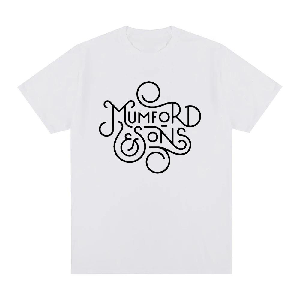 Mumford & Sons Logo T-shirt Summer Graphic Hip Hop 100%Cotton High Quality Tee-shir Casual Punk Clothing Singer's Same Style