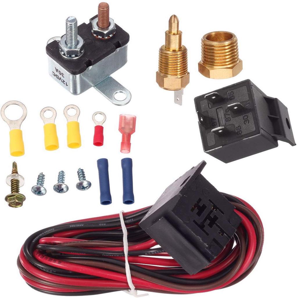 Car & Truck Fans & Kits 2Pcs 170 to 185 Degree Electric Engine Cooling