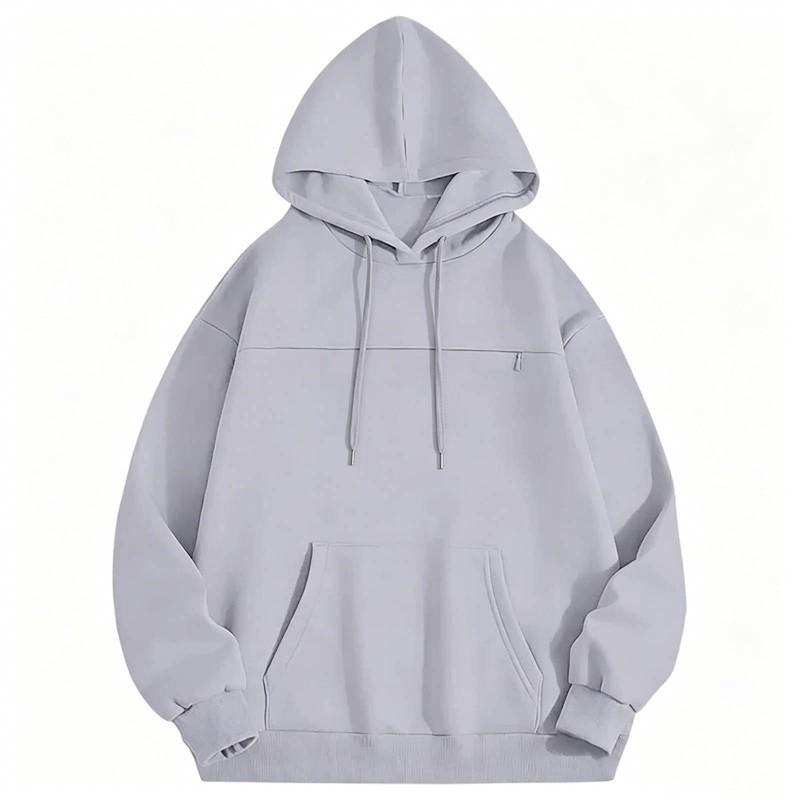 Pet Cat Pocket Hoodie Fleece Lined Casual Winter Sweatshirt Coat Loose Fit Long Sleeve Youth Women