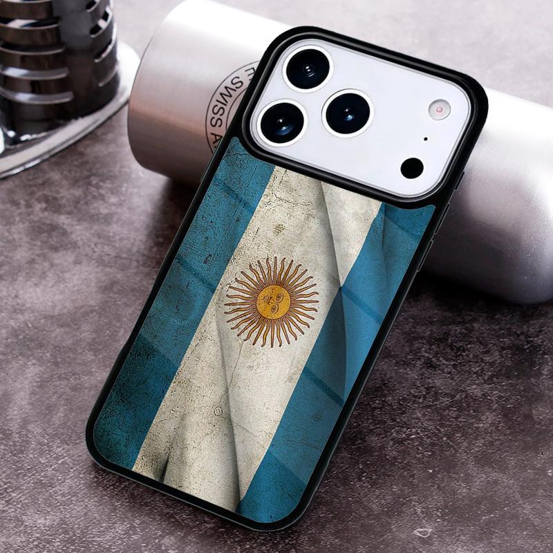 Argentina Flag Phone Case For iPhone 17 16 15 14 13 12 11 Pro Max Plus 17Air Soft Silicone Cover