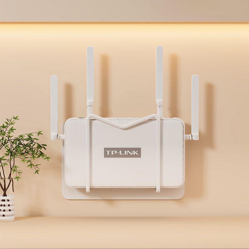 Suporte Versátil de Parede para Roteador e Set-Top Box - Prateleira de Armazenamento Multiuso Sem Furos com Ganchos Práticos