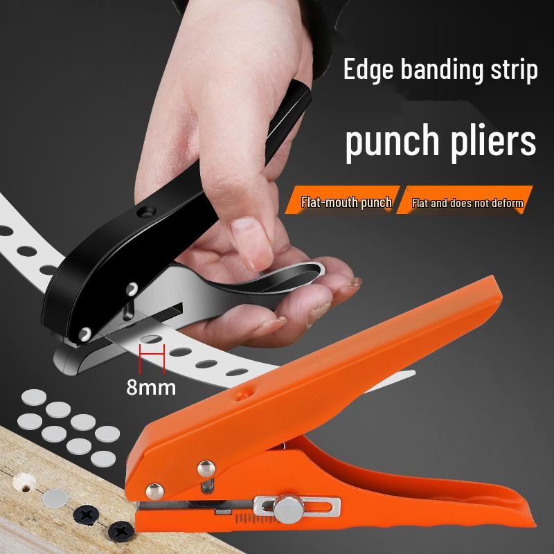 Eco-Friendly Edge Banding Punch Pliers & Drill Bit for Woodworking