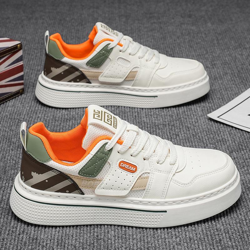 Men's shoes 2025 summer new fashion trend versatile personality youth board shoes campus student tide shoes white shoes