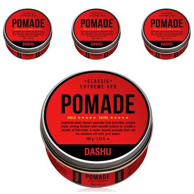 Classic Extreme Red Pomade Haarstyling, 100g, 4 Stück