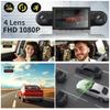 Car DVR 4 Camera Video Recorder Black Box 360 Dash Cam Front Left Right Rear View Camera Night Vision Loop Recording Car Assecories