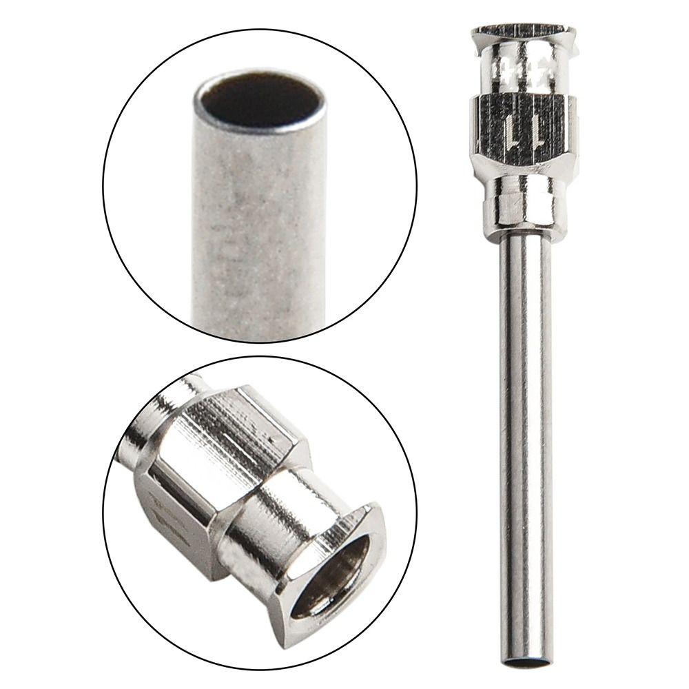 12Pcs Stainless Steel Industrial Glue Injection Needle Blunt Tip Glue Dispenser Tip