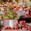 1/2pcs Artificial Berrys Stem Christmas Decoration Candy Lollipop Make Cutting Decor Christmas Trees Flower Garlands Holiday