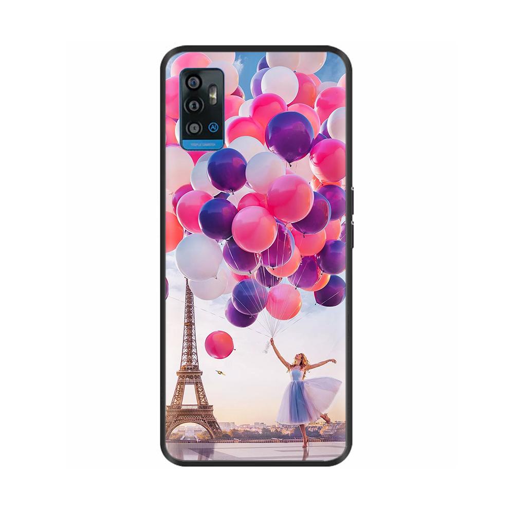 For ZTE Blade A71 Case Soft Black Silicone Bumper Phone Cover for ZTE Blade A71 A7030 Case BladeA71 2021 a 71 Coque Fundas Shell