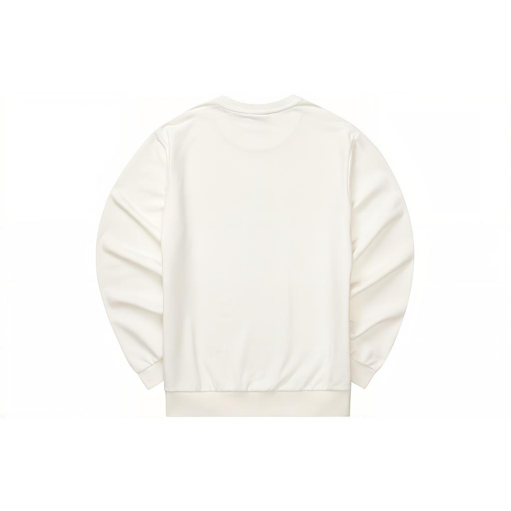 Skechers Casual Series Letter Round Neck Sweatshirt 'White Blue' Men's L322U083-0074