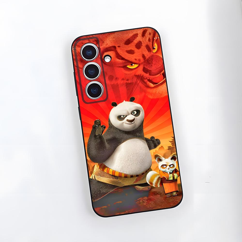K-Kung Fu Panda Phone Case For Samsung A25 A13 A33 5G A54 A36 A35 A56 A52 A14 Shockproof Soft Cover
