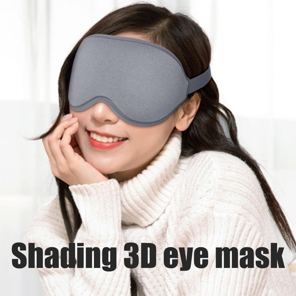 3D Sleep Eye Patch 3D Contoured Cup Concave Molded Blindfold Sleeping Patches Light Blockout Soft Eye Shade Cover for