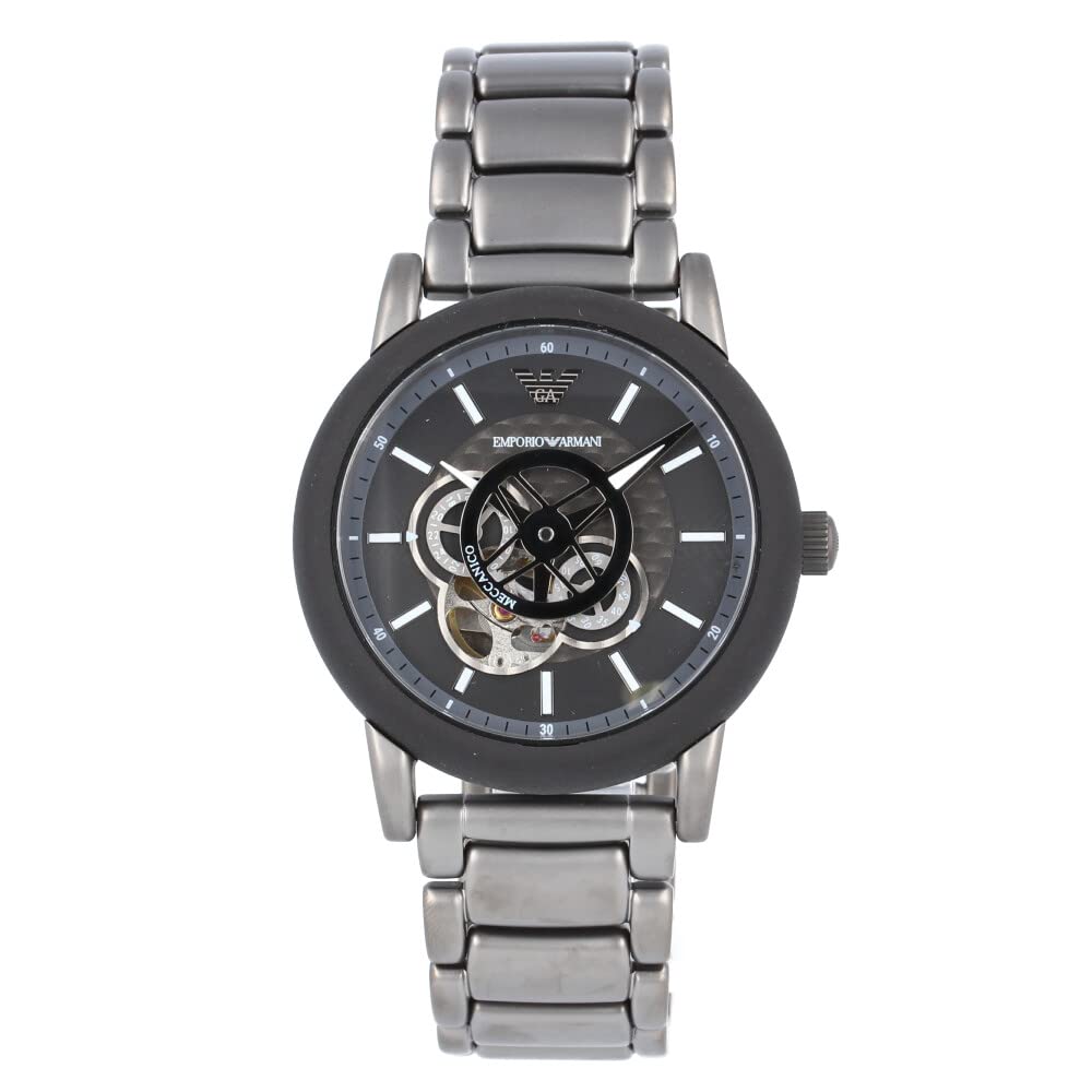 

EMPORIO ARMANI Watch Automatic MECCANICO Stainless Steel AR60010 Men s [Item]