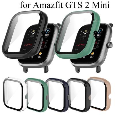 Plne ochranné puzdro pre Xiaomi Huami Amazfit GTS 2 Mini Ochranná fólia na displej Kryt Škrupina + Fólia z tvrdeného skla GTS2 MinI Príslušenstvo