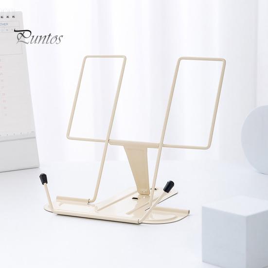 Kovový stojan na knihy pro čtení, nastavitelný držák na knihy s klipy na stránky, držák na dokumenty na stůl, psací stojan na recepty, učebnice, tablet, hudební knihu