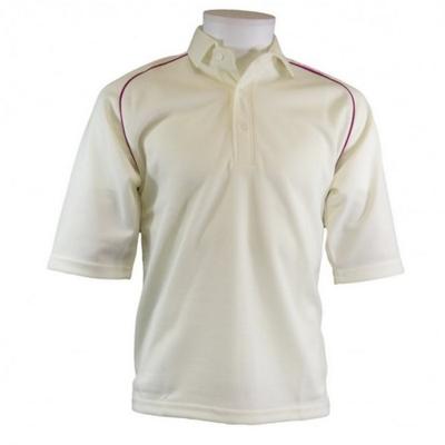 Men's Contrast Piping Cricket Shirt