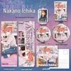 Quintessential Quintuplets Ichika Cat Teacher Badge Keychain Set: Anime Merch with Laser Ticket, Postcard, Bookmark Gift.