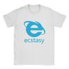 Ecstasy T-Shirt for Men Women Funny 100% Cotton Tee Shirt Round Neck Short Sleeve T Shirt Plus Size Clothes