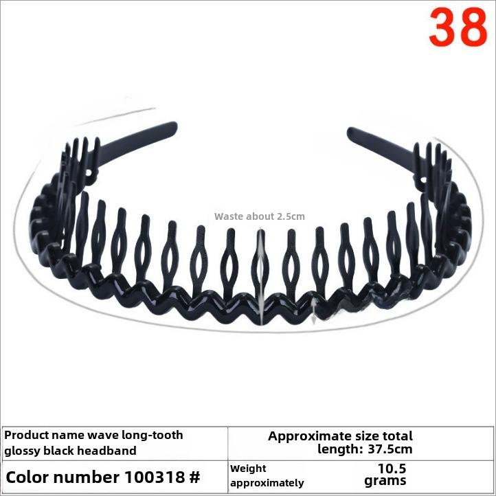 Highly Recommended Handmade Black Twisted Headband for Women - Perfect for DIY and Mother's Day.