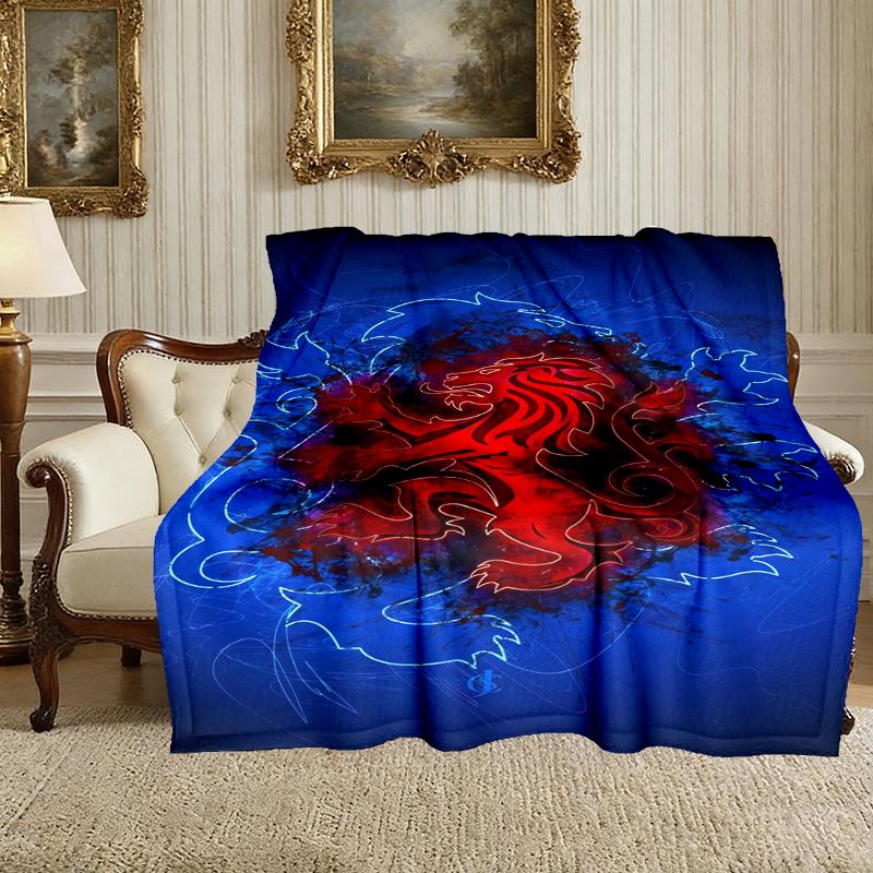 Rangers FC Blanket Lightweight Print Throw Blanket For Couch, Bed, Car, A Heartfelt Gift for Your Family and Friends